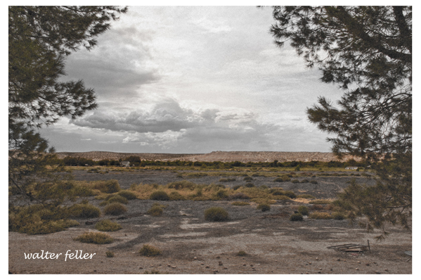 View toward Mojave River from site of Lane's home in Bryman