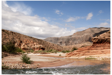 Virgin River near Mesquite, Nevada