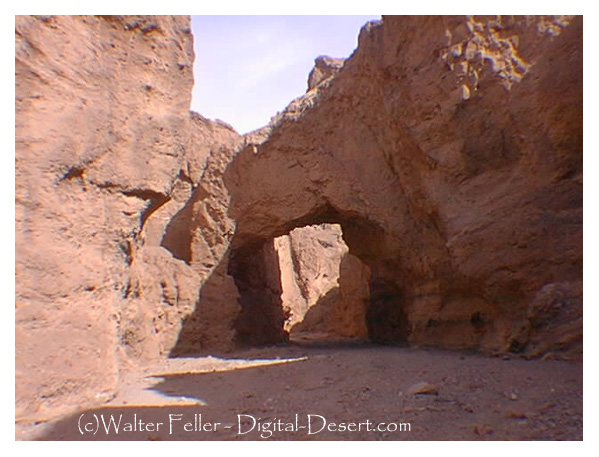 Natural bridge in Death Valley